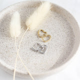 016 ($30) Heart Huggie Hoops
