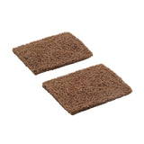 Coconut Scourer Scrub Pads, 100% plant based and compostable, pack of 2