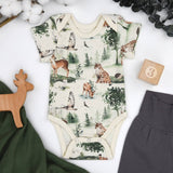 000 ($32) Earthy - Short Sleeve Baby Bodysuits