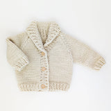 039 ($68) Shawl Collar Natural Cardigan Sweater for Baby & Toddler