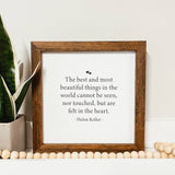 044 ($40) The Best And Most Beautiful Things Wood Sign