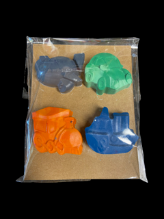 104 ($12) Crayons - Vehicles 4-Pack
