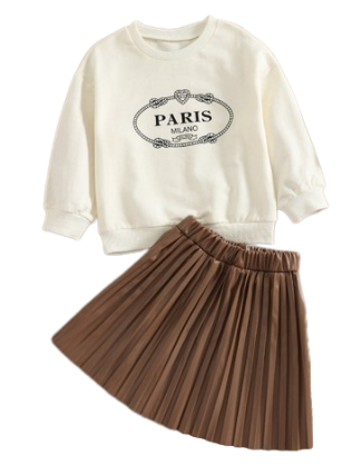 233 ($45) Paris - Skirt and Sweater