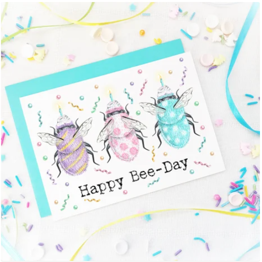205 ($7) Card - Happy Bee-Day