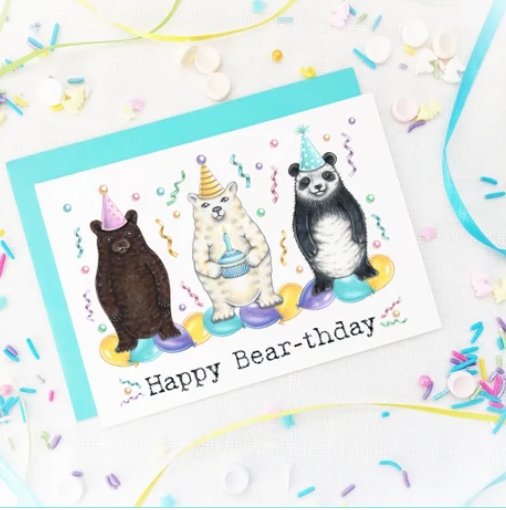205 ($7) Card - Happy Bear-Day