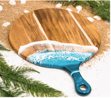 041 ($140) Round Cheese Paddle Boards - Acacia