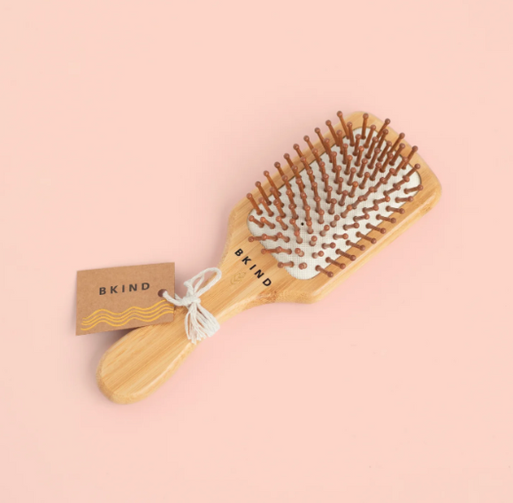 048 ($18) Bamboo Hairbrush - Small
