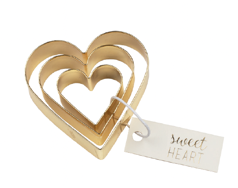 083 ($25) Heart Biscuit Cutter - Set of 3