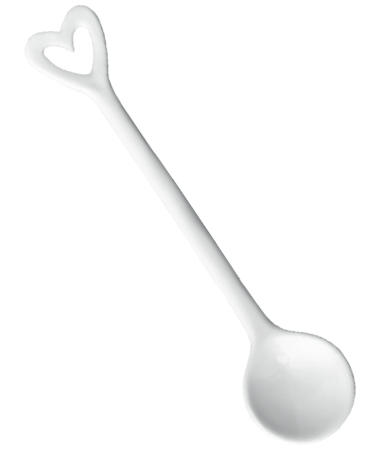 083 ($12) Porcelain Spoon - Heart