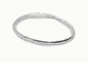 080 ($24) Simple Stacking Ring - Silver