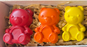104 ($20) Crayons - Rainbow Bears in Box 6-Pack