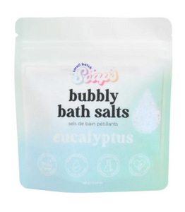 078 ($18) Bubbly Bath Salts - Eucalyptus Mint