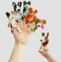 000 ($25) The Winding Road - Felted Finger Puppets