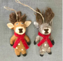 000 ($25) The Winding Road - Felted Ornaments