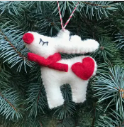 000 ($25) The Winding Road - Felted Ornaments