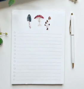 067 ($20) Mushroom Checklist Notepad