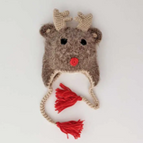 039 ($40) Beanie Hat - Rudolph Reindeer