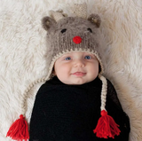 039 ($40) Beanie Hat - Rudolph Reindeer