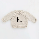 039 ($65) Crew Neck Sweaters - 'Hi.'