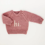 039 ($65) Crew Neck Sweaters - 'Hi.'