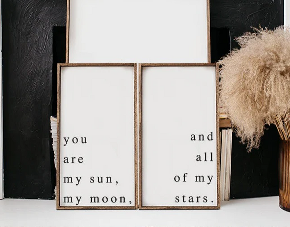 013 ($140) Hoekstra Decor Signs - Sun Moon Stars