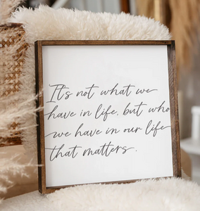 013 ($52) Hoekstra Decor Signs - It's Not What We