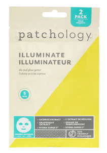 057 ($16) Patchology FlashMasque® 5 Minute Sheet Mask - Illuminate 2 Pack
