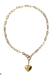 025 ($115) Little Puffed Heart - Bracelet