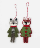 000 ($25) The Winding Road - Felted Ornaments