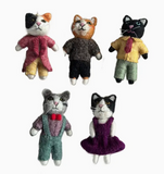 000 ($25) The Winding Road - Felted Ornaments