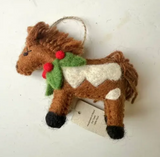 000 ($25) The Winding Road - Felted Ornaments