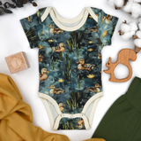 000 ($32) Earthy - Short Sleeve Baby Bodysuits