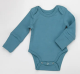 000 ($28) Earthy - Long Sleeve Baby Bodysuits - Solids