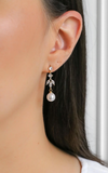 011 ($50) Statement Grey - Earrings - Mariella Crystal Pearl