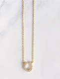 011 ($48) Statement Grey - Necklace - Horseshoe
