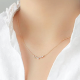 011 ($44) Statement Grey -Necklace - Fey