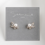 011 ($38) Statement Grey - Earrings - Lea