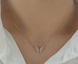 011 ($50) Statement Grey - Necklace - Annabelle Butterfly
