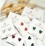 000 ($15-$18) Clover & Coast - Micro/Hallow - Heart Studs