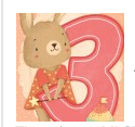033 ($6) BellaFlor Cards - Birthday Numbers