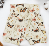 000 ($28) Earthy - High Waist Baby Shorts - Patterns
