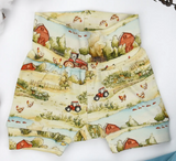 000 ($28) Earthy - High Waist Baby Shorts - Patterns