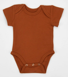 000 ($28) Earthy - Short Sleeve Baby Bodysuits - Solids