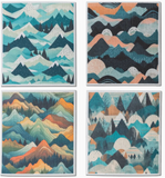 000 ($20) Sponge Cloths 4pk - Various Patterns
