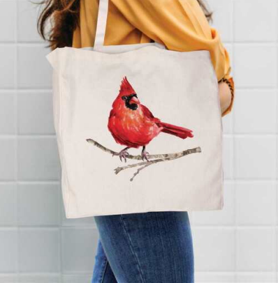 022 ($26) Tote Bag - Cardinal