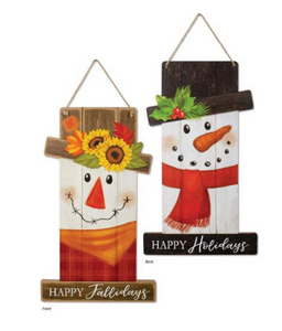 022 ($32) Reversible Sign  - Fallidays/Holidays