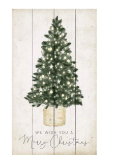 022 ($58) Pallet Decor - We Wish You a Merry Christmas