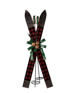 022 ($48) Wall Decor - Plaid Ski