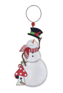 022 ($15) Ornament - Snowman 9"