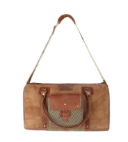 022 ($298) Duffel Bag - Camel/Herringbone